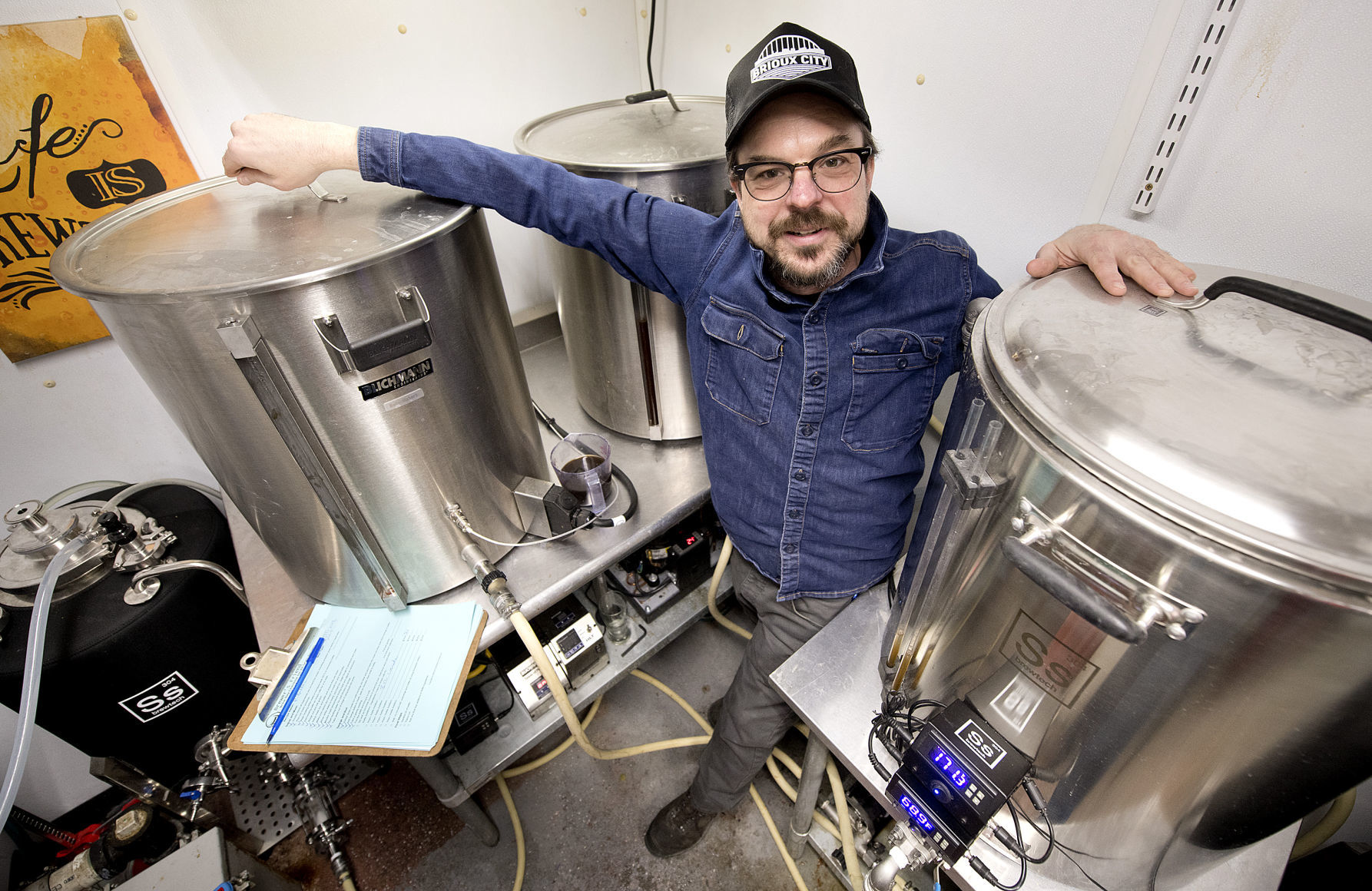 Brioux City Brewery brew day